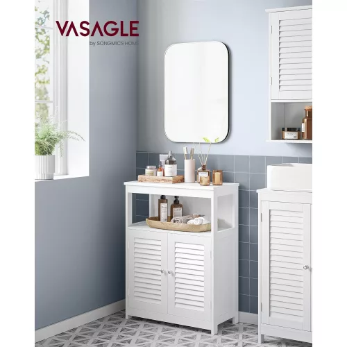 vasagle-sifonier-baie-dulap-cu-usi-alb-60x30x80cm