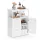 Dulap de baie vertical, 3 sertare, alb 60x30x80cm