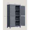 vasagle-sifonier-baie-dulap-de-depozitare-cu-patru-usi-gri-60x30x110cm