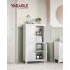 vasagle-sifonier-baie-dulap-de-depozitare-cu-patru-usi-alb-60x30x110cm