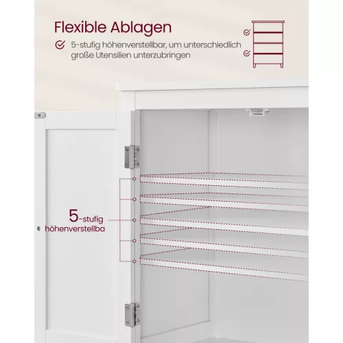 vasagle-sifonier-baie-dulap-de-depozitare-cu-patru-usi-alb-60x30x110cm