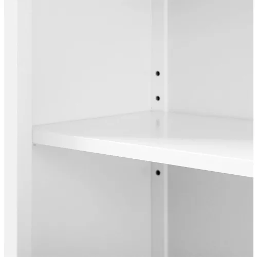 vasagle-dulap-baie-2-usi-sertar-alb-60x30x80cm