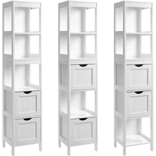 vasagle-dulap-de-depozitare-inalt-dulap-baie-alb-30x30x141cm