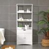vasagle-dulap-baie-vertical-cu-sertar-si-rafturi-alb-60-x-32-x-154-cm