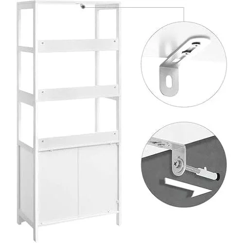 vasagle-dulap-baie-vertical-cu-sertar-si-rafturi-alb-60-x-32-x-154-cm