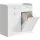 vasagle-dulap-pentru-baie-cu-2-cosuri-de-rufe-2-sertare-alb-nor-40-x-79-x-80-cm