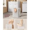 vasagle-dulap-pentru-baie-cu-2-cosuri-de-rufe-2-sertare-alb-nor-40-x-79-x-80-cm