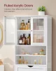 Dulap de depozitare independent, cu sertare, alb 60x30x170cm