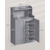 vasagle-dulap-de-baie-cu-2-usi-si-2-rafturi-reglabile-gri-porumbel-30-x-60-x-100-cm