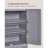 vasagle-dulap-de-baie-cu-2-usi-si-2-rafturi-reglabile-gri-porumbel-30-x-60-x-100-cm