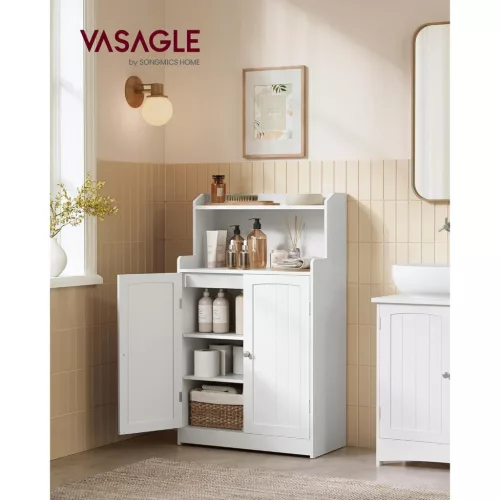 vasagle-dulap-baie-2-usi-2-rafturi-reglabile-alb-nor-de-ceata-30-x-60-x-100-cm