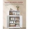 vasagle-dulap-baie-2-usi-2-rafturi-reglabile-alb-nor-de-ceata-30-x-60-x-100-cm