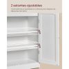 vasagle-dulap-baie-2-usi-2-rafturi-reglabile-alb-nor-de-ceata-30-x-60-x-100-cm