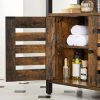 vasagle-sifonier-baie-sub-chiuveta-cu-raft-deschis-maro-rustic-60x30x60cm