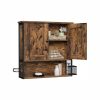 vasagle-dulap-de-baie-suspendat-cu-doua-usi-maro-rustic-60x16x60cm