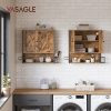 vasagle-dulap-de-baie-suspendat-cu-doua-usi-maro-rustic-60x16x60cm
