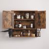 vasagle-dulap-de-baie-suspendat-cu-doua-usi-maro-rustic-60x16x60cm