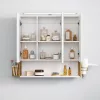 vasagle-cabinet-pentru-baie-cu-oglinda-pe-perete-aurie-70x16x70cm