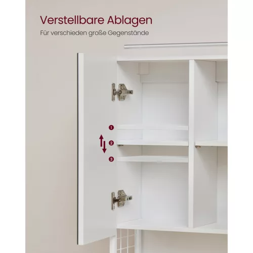 vasagle-dulap-baie-cu-oglinda-pe-perete-3-usi-alb-15x70x70cm