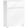 vasagle-sifonier-baie-cu-2-usi-si-1-sertar-alb-60x30x80cm