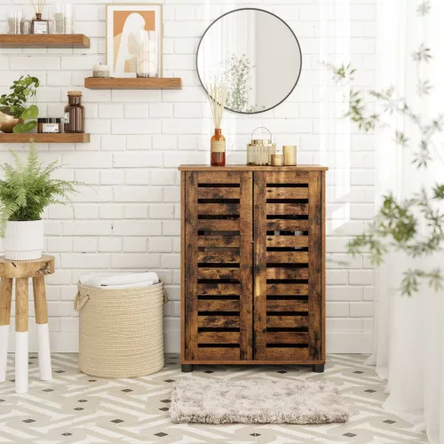 vasagle-dulap-baie-dulap-servire-cu-2-usi-maro-rustic-60x30x82cm