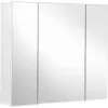 vasagle-sifonier-baie-cu-oglinda-pe-perete-alb-60x15x55cm