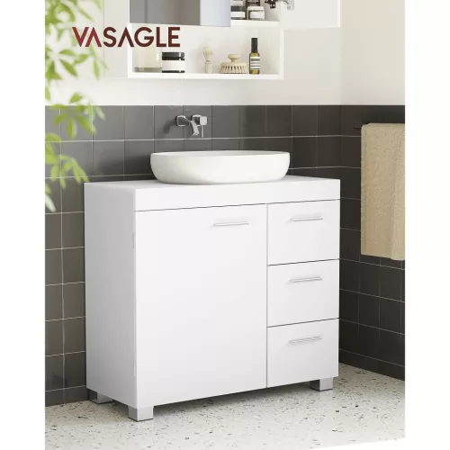vasagle-dulap-baie-sub-chiuveta-3-sertare-1-usa-alb-70x30x64cm