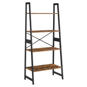 vasagle-raft-de-carti-cu-cadru-din-bambus-raft-vertical-maro-rustic-63x34x137cm