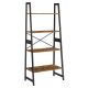 vasagle-raft-de-carti-cu-cadru-din-bambus-raft-vertical-maro-rustic-63x34x137cm