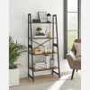 vasagle-raft-de-carti-cu-cadru-din-bambus-raft-vertical-maro-rustic-63x34x137cm