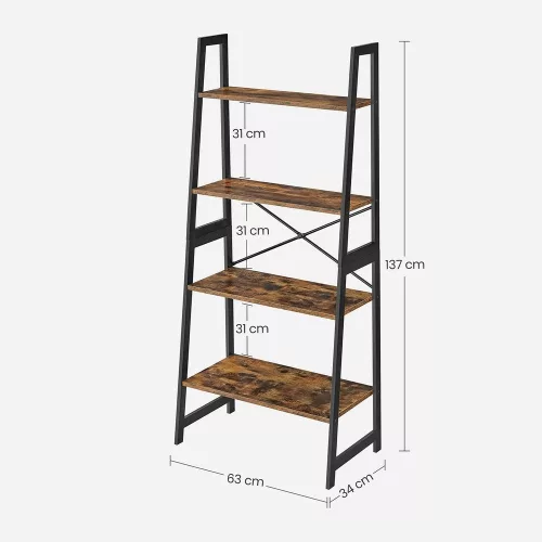 vasagle-raft-de-carti-cu-cadru-din-bambus-raft-vertical-maro-rustic-63x34x137cm