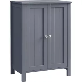vasagle-dulap-baie-dulap-cu-2-usi-gri-60x30x80cm