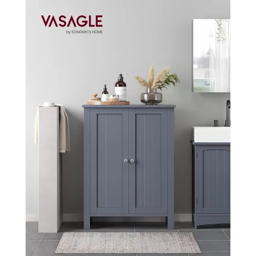 vasagle-dulap-baie-dulap-cu-2-usi-gri-60x30x80cm