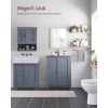 vasagle-dulap-baie-dulap-cu-2-usi-gri-60x30x80cm
