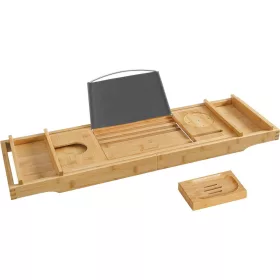 songmics-tava-de-baie-din-bambus-cu-suport-pentru-bauturi-si-carti-25x25x25cm