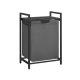 vasagle-cos-de-rufe-cu-sertar-extensibil-si-sac-detasabil-pentru-haine-gri