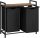 vasagle-cos-de-rufe-murdare-cu-doua-buzunare-din-tesatura-oxford-2x46l-negru