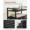 vasagle-cos-de-rufe-cu-rafturi-si-sac-de-rufe-detasabil-si-extensibil-2x46l-negrugri