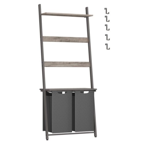 vasagle-cos-de-rufe-cu-2-compartimente-2x46l-cu-raft-si-cuier-grimaro