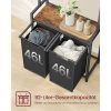 vasagle-cos-de-rufe-cu-doua-compartimente-si-suport-pentru-haine-detasabil-2x46l-maro