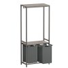 vasagle-cos-de-rufe-cu-2-sectiuni-si-rafturi-de-depozitare-capacitate-2x46l-grimaro