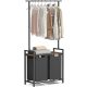 vasagle-suport-pentru-rufe-murdare-cu-cos-de-depozitare-detasabil-maro-rustic-si-negru
