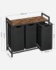 vasagle-cos-de-rufe-cu-3-saci-extractabili-si-detasabili-3x38l-maro-negru