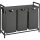 vasagle-cos-de-rufe-cu-3-compartimente-si-sac-de-depozitare-detasabil-3x38l-negru
