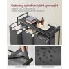 vasagle-cos-de-rufe-cu-3-compartimente-si-sac-de-depozitare-detasabil-3x38l-negru