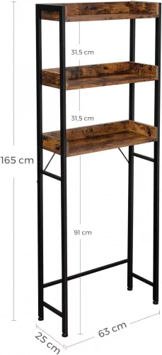vasagle-dulap-depozitare-deasupra-masinii-de-spalat-dulap-de-baie-maro-rustic-63x25x165cm
