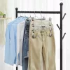 Set de umerase pentru pantaloni 3 buc, metalice, antiderapante, argintiu-negru, 37,5 x 33