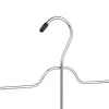 Set de umerase pentru pantaloni 3 buc, metalice, antiderapante, argintiu-negru, 37,5 x 33