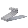 Umerașe pentru pantaloni, metal, 20 buc., antiderapante, economice de spațiu, gri