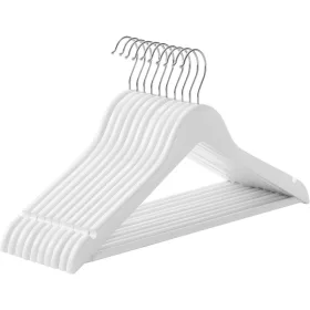 songmics-set-umerase-de-10buc-cu-suport-pantaloni-suprafata-antiderapanta-alba